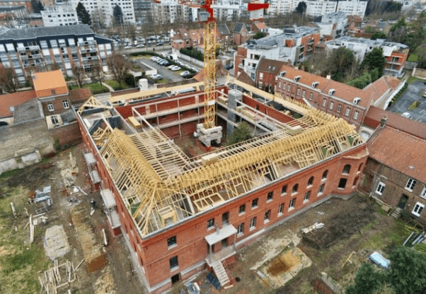 Chantier résidence intergénérationnelle « Le Carmel » à Douai
