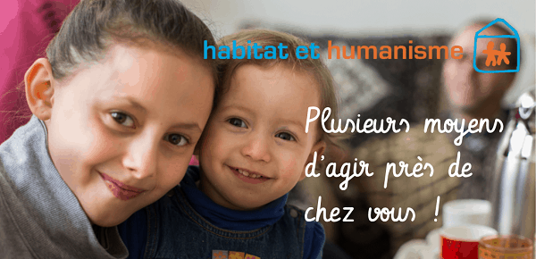 plusieurs moyens soutenir Habitat et Humanisme