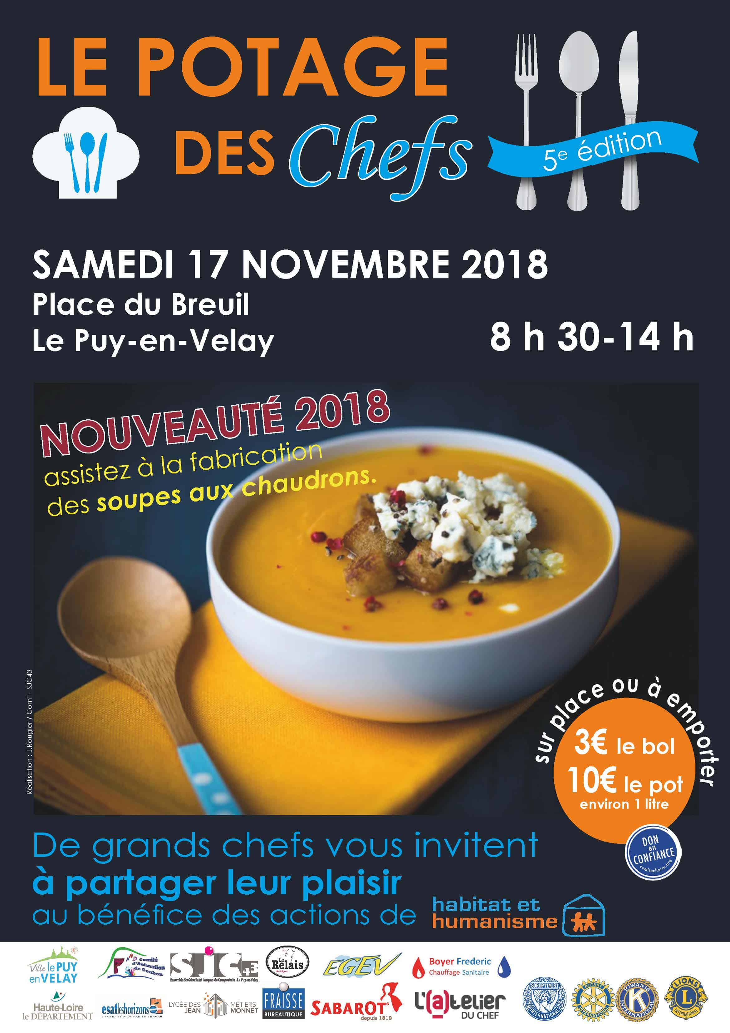 Affiche Soupe Des Chefs 2018 5è édition Definitf