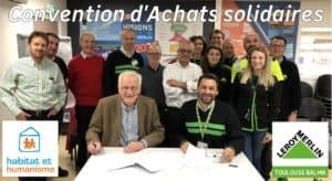 Signature Convention Achats Solidaires Lm Balma et HH MP