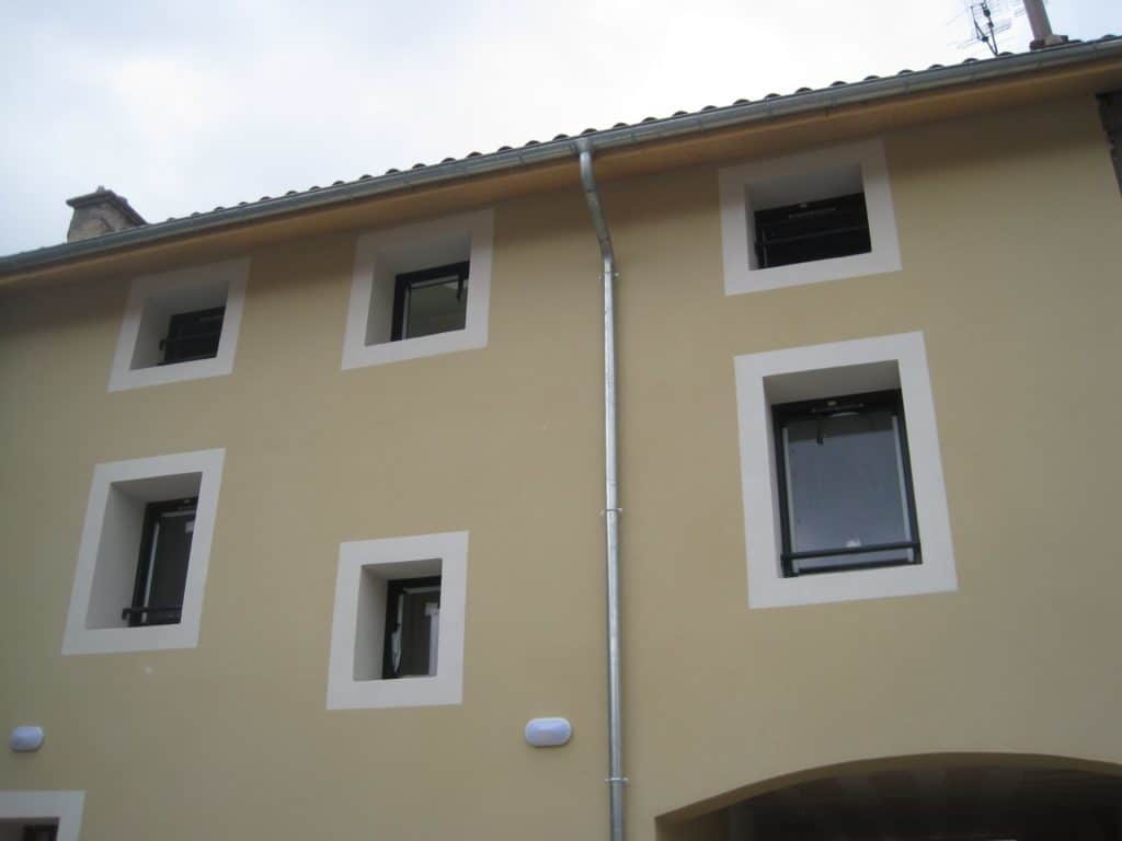 Façade Côté Cour Après Travaux