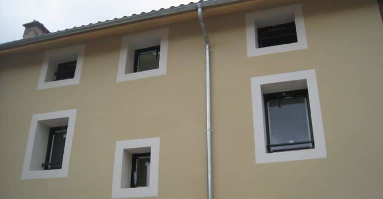 Façade Côté Cour Après Travaux