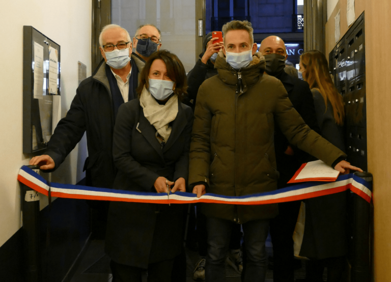 Inauguration Rue De Clichy Paris 9