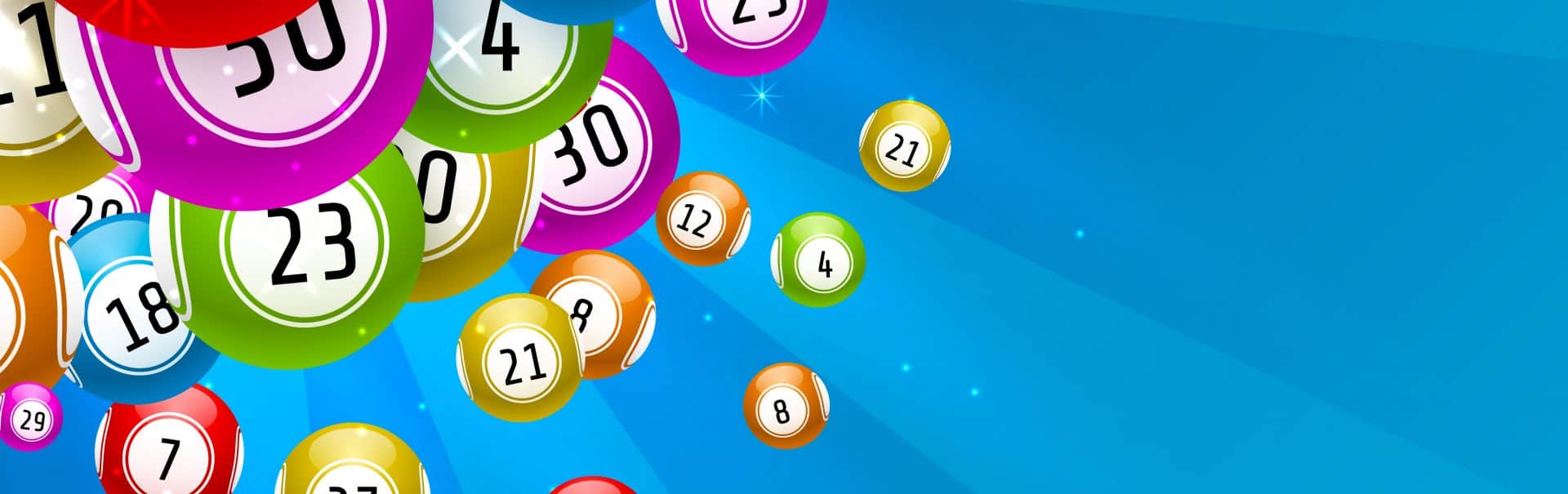 Lottery Game, Balls With Numbers