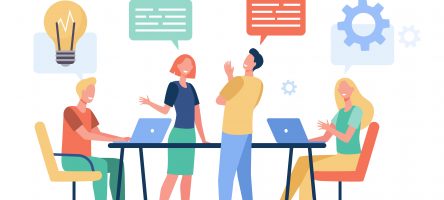 Business Team Planning Working Process