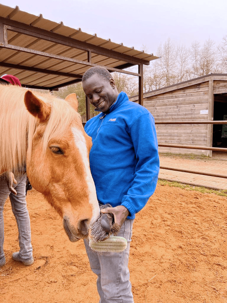 Médiation équine programme Muses Habitat et Humanisme