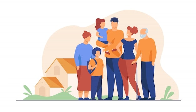Cuisine et déjeuner en famille