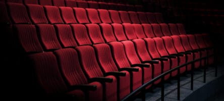 Rows Of Red Seats In A Theater