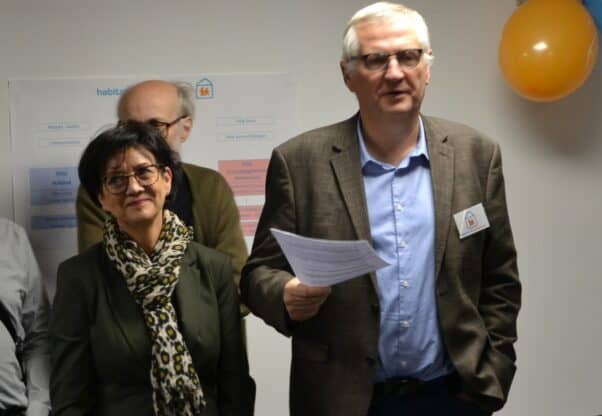 Corinne Testud Robert Aux Côtés De Jean Marc Brunel Lors De L'inauguration Ce Jeudi Matin