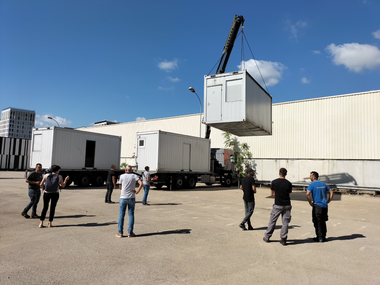 Photo Village Container En L'air