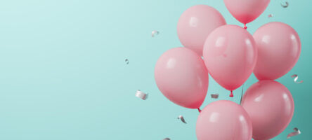 Ballons Roses Espace Copie