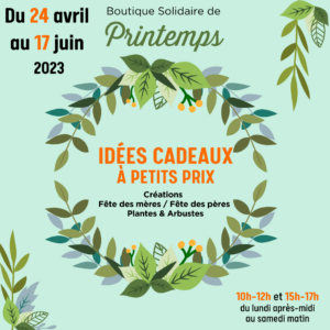 Affiche Boutique Du Printemps