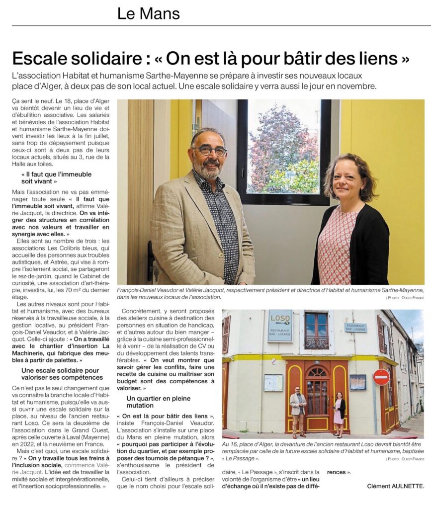Ouest France, 17 juillet 2023