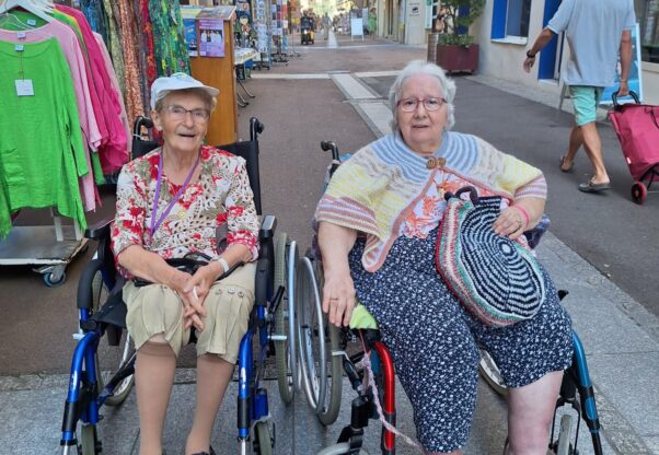 Des résidentes en balade
