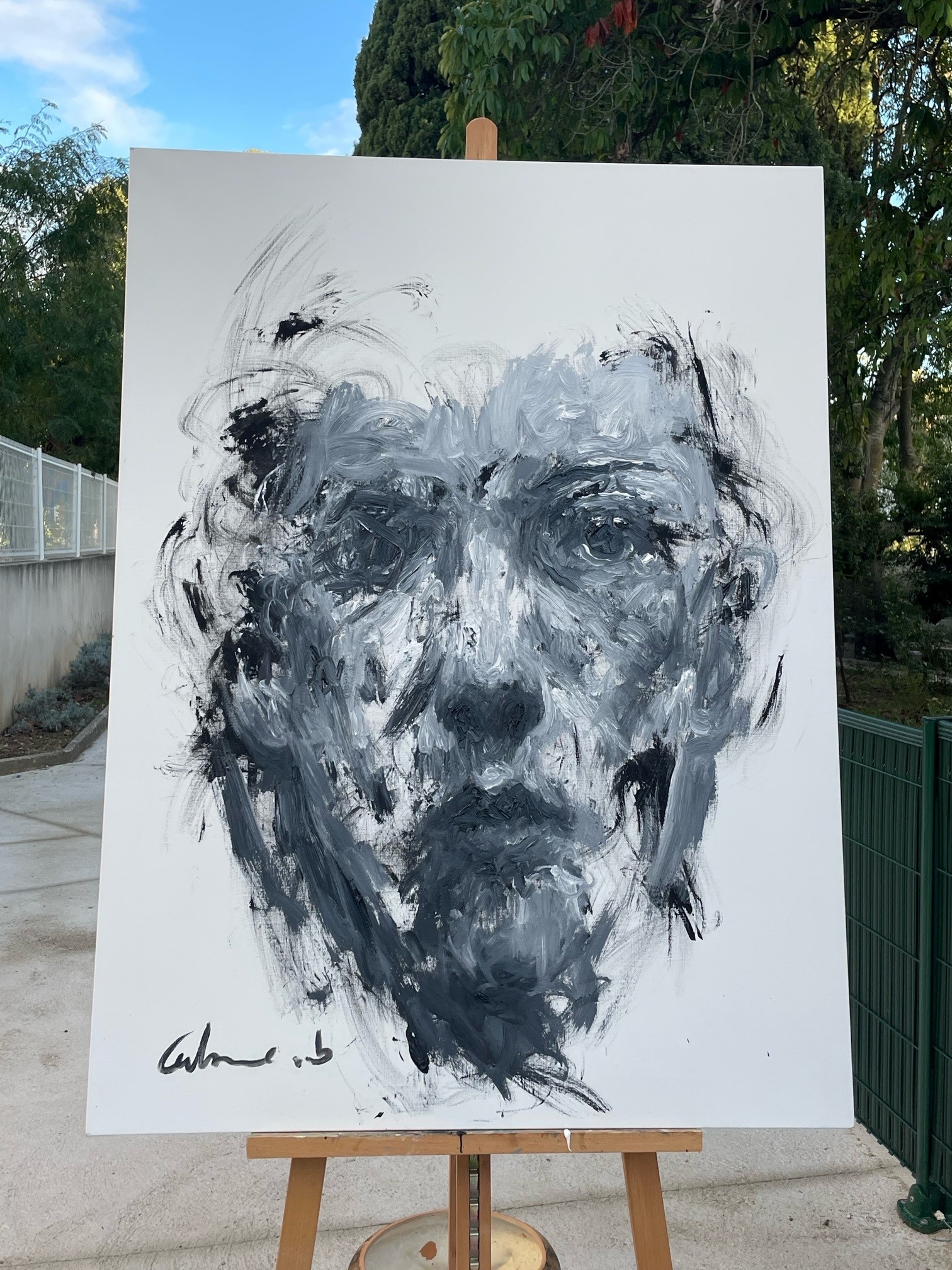 Peinture Visage D'un Homme - Habitat et Humanisme : association de lutte  contre le mal logement