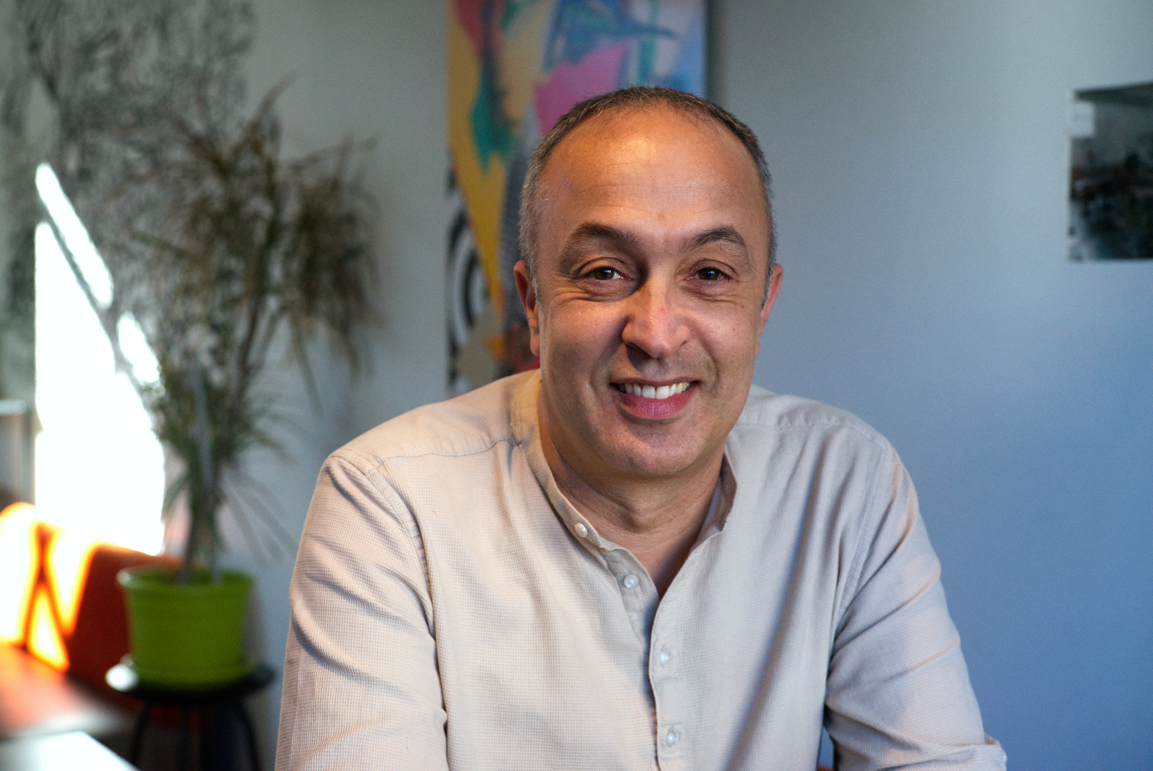 Farid Ghedhab, chef de service éducatif au Pôle Hébergement