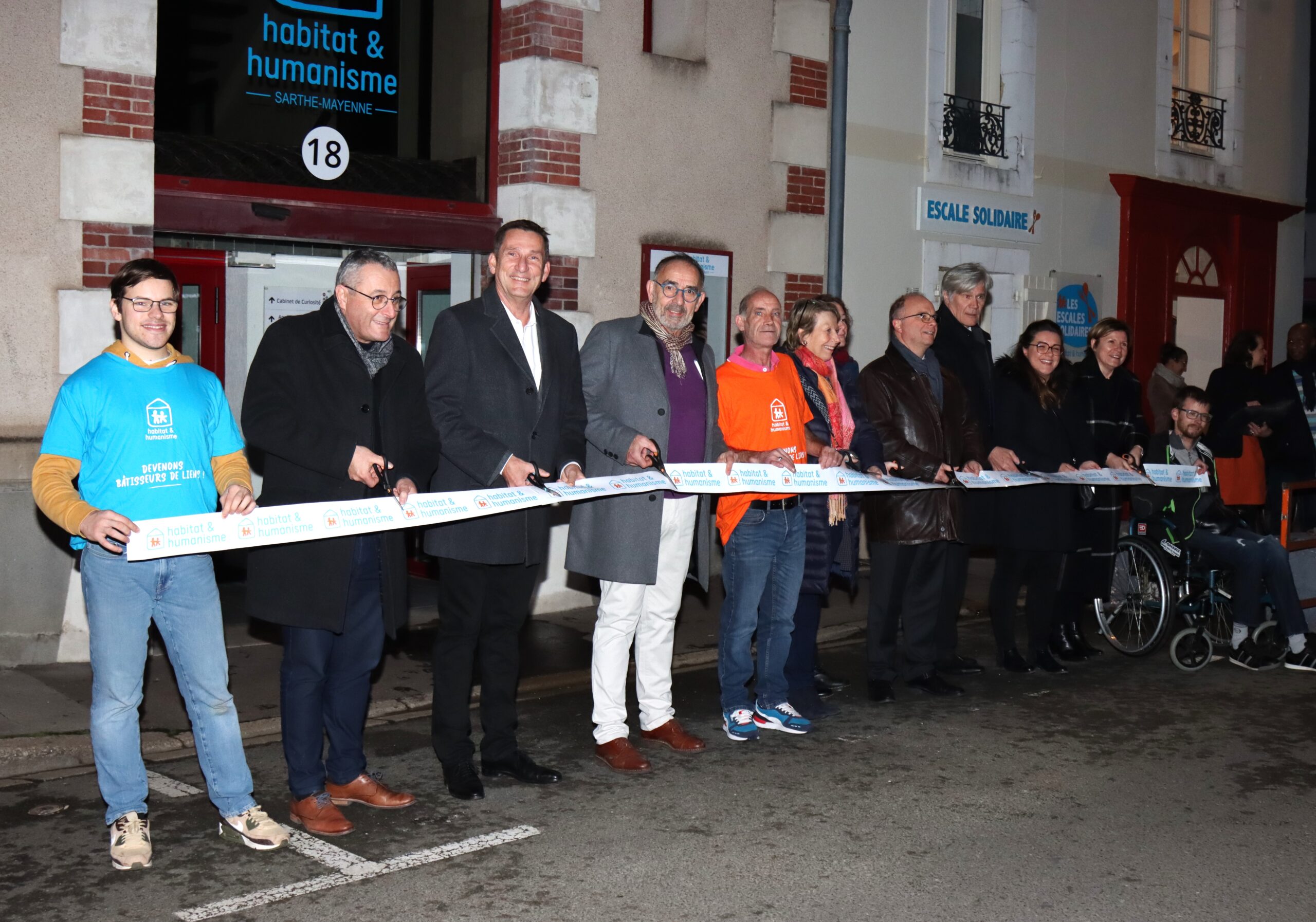 Inauguration de l'Escale Solidaire Le Passage