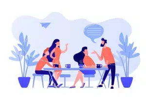 Accueil convivial de l'après-midi