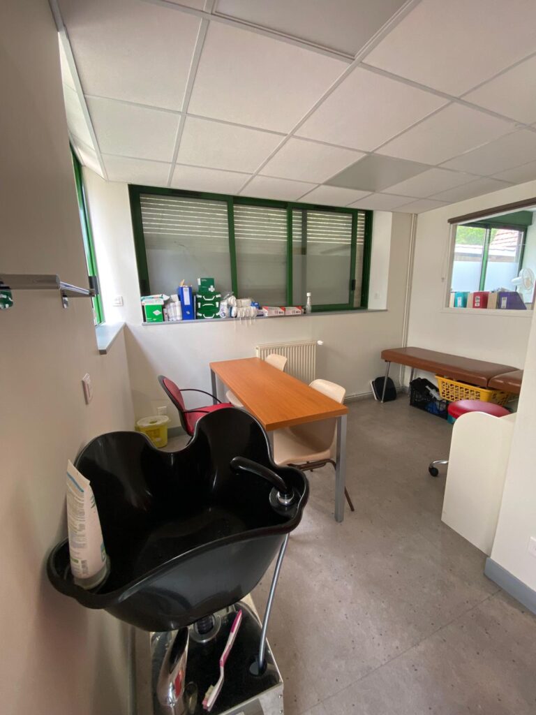 L'espace coiffure et médical