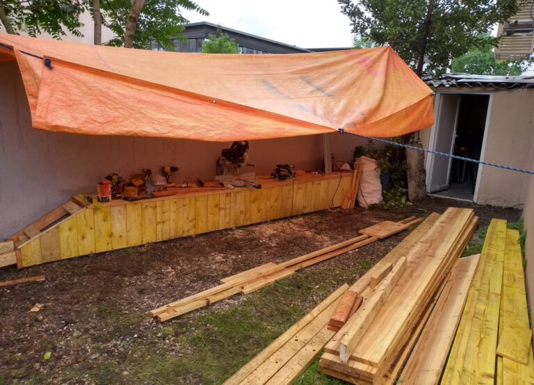 Chantier Terrasse En Cours. Zoom Es Gbjpeg