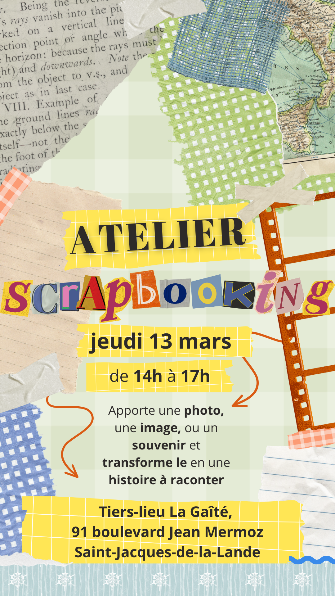 Story Instagram Atelier Scrapbooking
