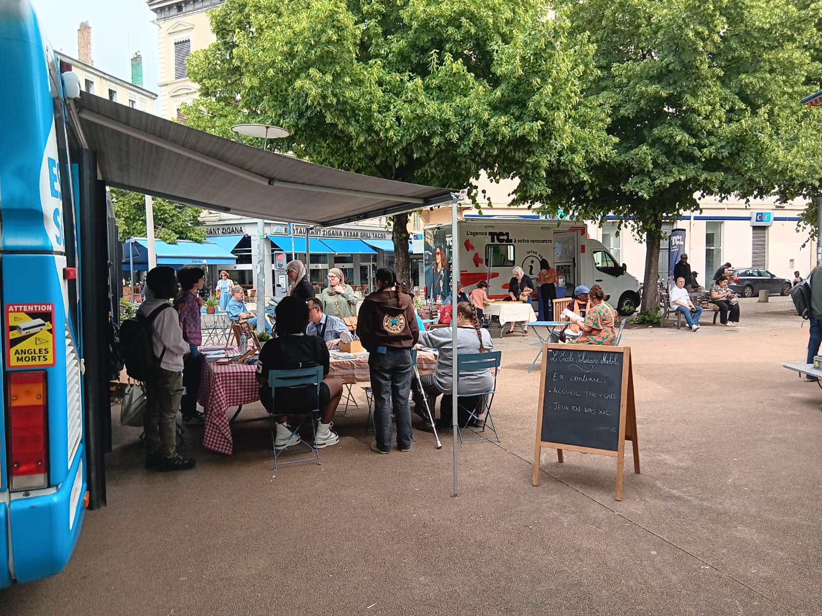 Sorties estivales de l'Escale Solidaire Mobile