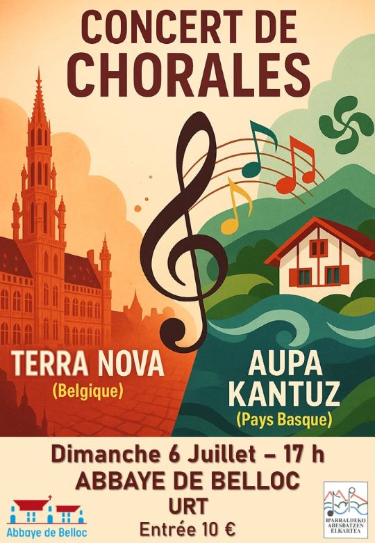Concert de Chorales - Dimanche 6 juillet 2025 - 17H